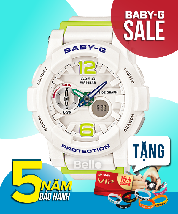 Baby-G BGA-180-7B2 - Đồng hồ Casio Baby-G Chính hãng - G-Shock Nữ Giá rẻ