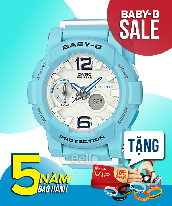 Baby-G BGA-180BE-2B - Đồng hồ Casio Baby-G Chính hãng - G-Shock Nữ Giá rẻ