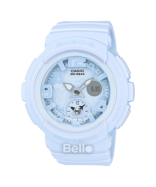 BGA-190BC-2B - Đồng hồ Casio G-Shock chính hãng - Mẫu này rất lý tưởng cho những phụ nữ thích đi du lịch thế giới ngày nay