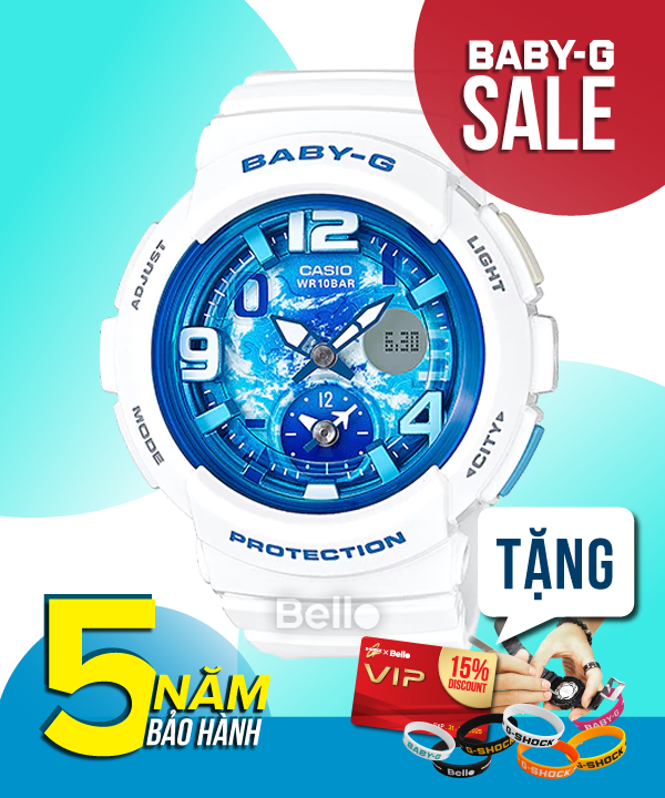 Baby-G BGA-190GL-7B - Đồng hồ Casio Baby-G Chính hãng - G-Shock Nữ Giá rẻ