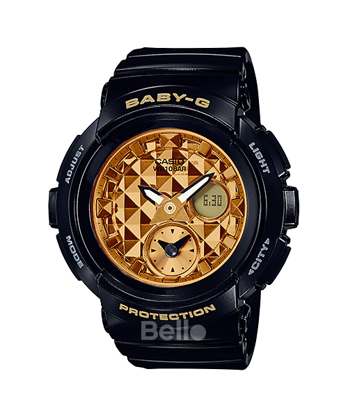 BGA-195M-1A- Đồng hồ Casio G-Shock chính hãng - Thiết kế kiểu đinh tán 3D đa chiều ấn tượng