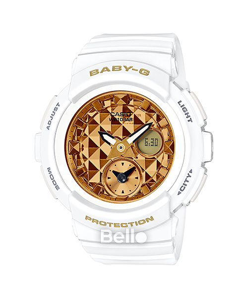 BGA-195M-7A - Đồng hồ Casio G-Shock chính hãng - Thiết kế kiểu đinh tán 3D đa chiều ấn tượng.