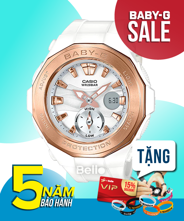 Baby-G BGA-220G-7A - Đồng hồ Casio Baby-G Chính hãng - G-Shock Nữ Giá rẻ