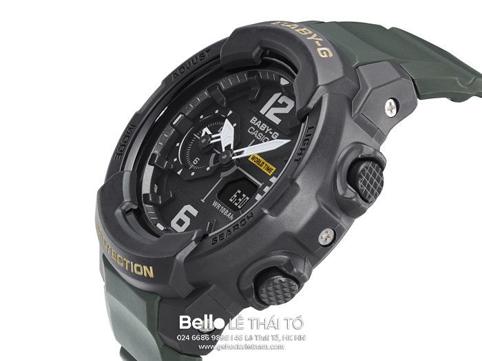 BGA-230-3B - Đồng hồ Casio G-Shock chính hãng -Phối hợp đẹp mắt với trang phục thường cũng như trang phục sành điệu.