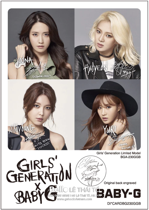 BGA-230GGB-7B - Đồng hồ Casio G-Shock chính hãng - Phiên bản giới hạn Girls’ Generation - SNSD