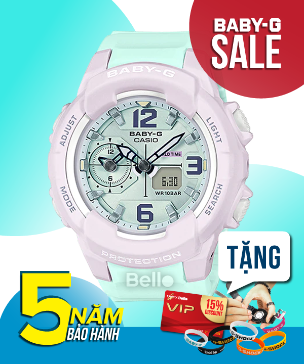 Baby-G BGA-230PC-6B - Đồng hồ Casio Baby-G Chính hãng - G-Shock Nữ Giá rẻ