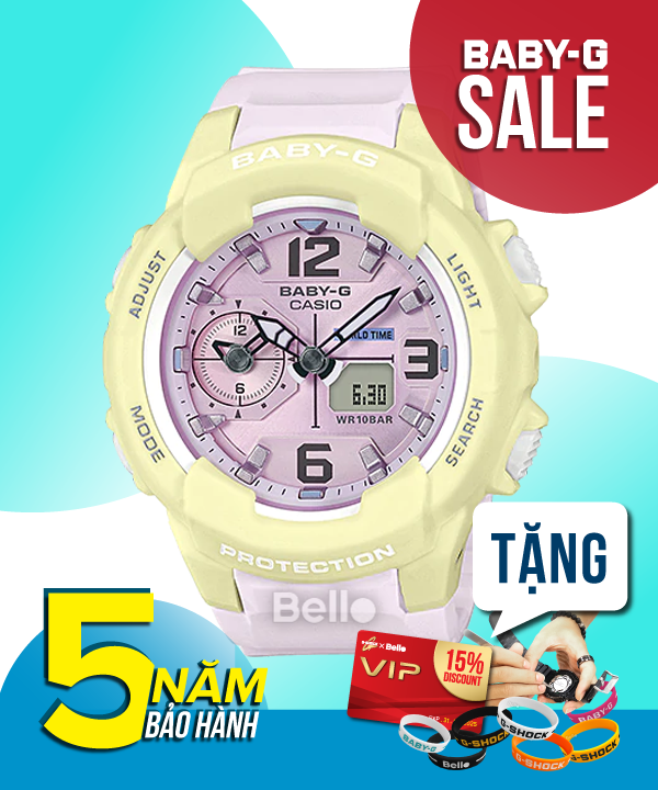 Baby-G BGA-230PC-9B - Đồng hồ Casio Baby-G Chính hãng - G-Shock Nữ Giá rẻ