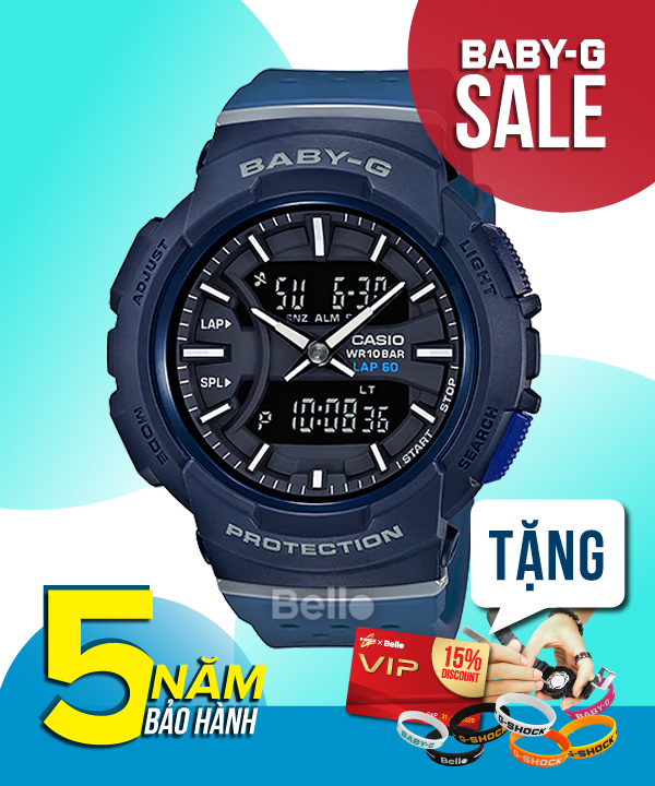 Baby-G BGA-240-2A1 - Đồng hồ Casio Baby-G Chính hãng - G-Shock Nữ Giá rẻ