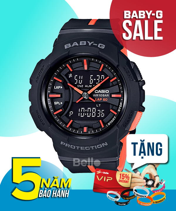 Baby-G BGA-240L-1A - Đồng hồ Casio Baby-G Chính hãng - G-Shock Nữ Giá rẻ