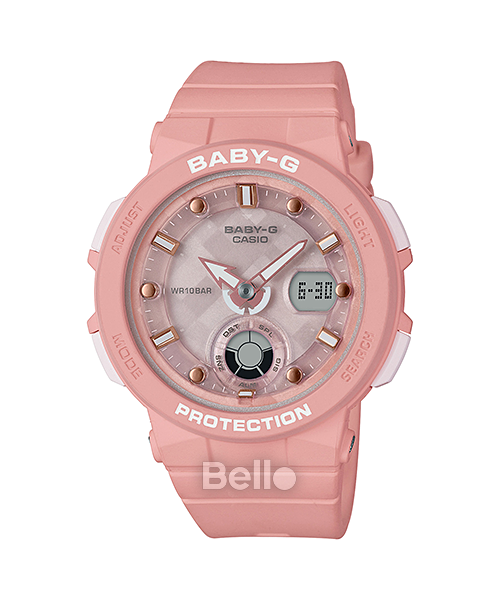 BGA-250-4A - Casio Baby-G BGA-250 với đèn Neon tuyệt đẹp, chống nước đi bơi đi biển