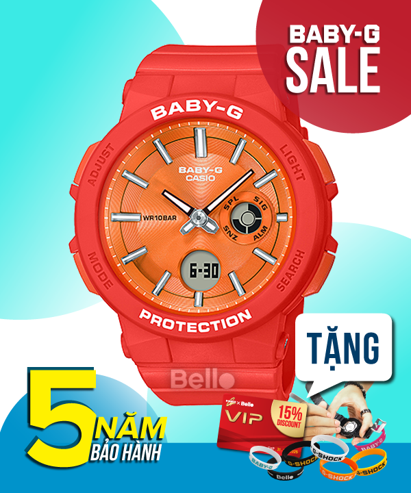 Baby-G BGA-255-4A - Đồng hồ Casio Baby-G Chính hãng - G-Shock Nữ Giá rẻ