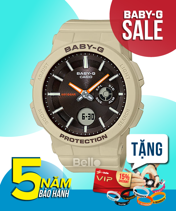 Baby-G BGA-255-5A - Đồng hồ Casio Baby-G Chính hãng - G-Shock Nữ Giá rẻ