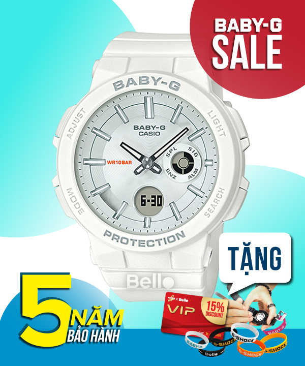 Baby-G BGA-255-7A - Đồng hồ Casio Baby-G Chính hãng - G-Shock Nữ Giá rẻ