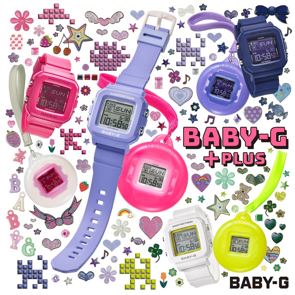  [Pin Miễn Phí Trọn Đời] BGD-10K-2DR - Đồng hồ Casio Baby-G - Tem Vàng Chống Giả 