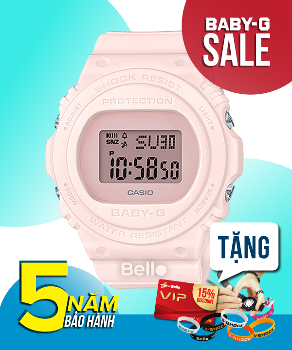 Baby-G BGD-570-4 - Đồng hồ Casio Baby-G Chính hãng - G-Shock Nữ Giá rẻ