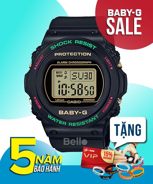 Baby-G BGD-570TH-1 - Đồng hồ Casio Baby-G Chính hãng - G-Shock Nữ Giá rẻ
