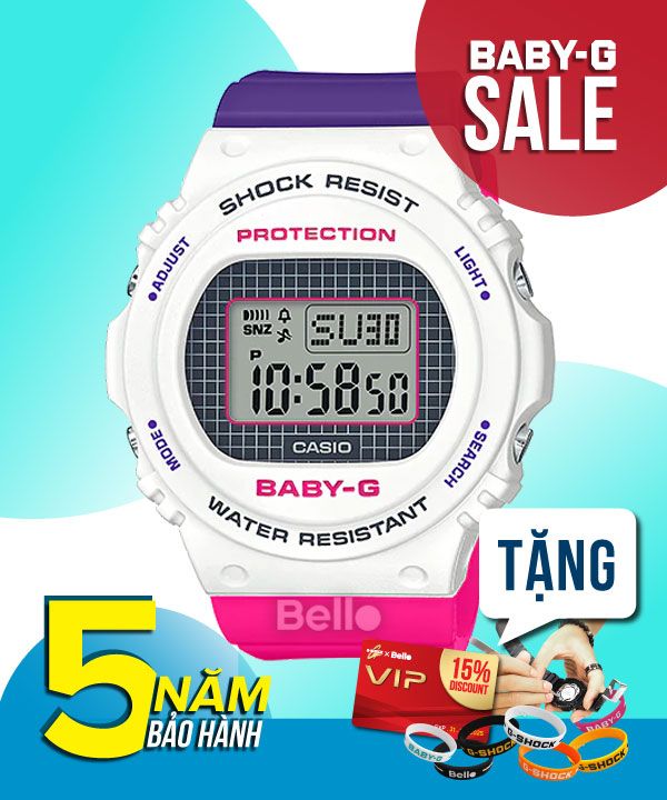 Baby-G BGD-570THB-7 - Đồng hồ Casio Baby-G Chính hãng - G-Shock Nữ Giá rẻ