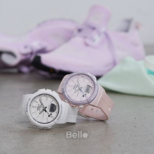 Baby-G Đếm bước chân StepTracker BGS-100SC-7A - Đồng hồ Casio Baby-G Chính hãng - G-Shock Nữ Giá rẻ