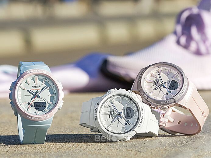 Baby-G Đếm bước chân StepTracker BGS-100SC-7A - Đồng hồ Casio Baby-G Chính hãng - G-Shock Nữ Giá rẻ