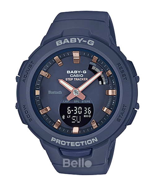  [Pin Miễn Phí Trọn Đời] BSA-B100-2A - Đồng hồ Casio Baby-G - Tem Vàng Chống Giả 