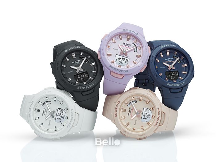  [Pin Miễn Phí Trọn Đời] BSA-B100-1A - Đồng hồ Casio Baby-G - Tem Vàng Chống Giả 