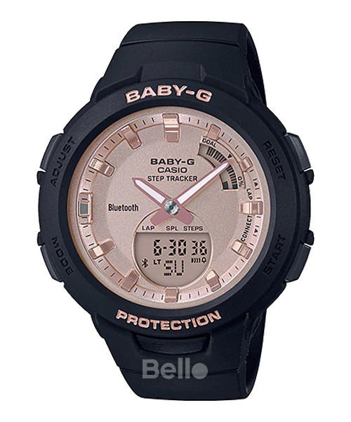  [Pin Miễn Phí Trọn Đời] BSA-B100MF-1A - Đồng hồ Casio Baby-G - Tem Vàng Chống Giả 