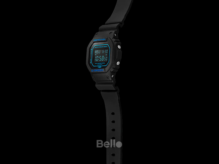 DW-5600BBM-1 - Đồng hồ Casio G-Shock chính hãng DW-5600 màu đơn sắc nguyên thủy