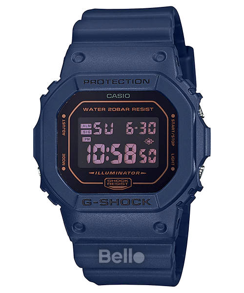DW-5600BBM-2 - Đồng hồ Casio G-Shock chính hãng DW-5600 màu đơn sắc nguyên thủy