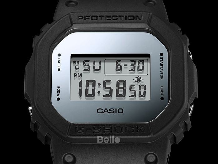 DW-5600BBMA-1 - Đồng hồ Casio G-Shock chính hãng - Mặt gương bạc