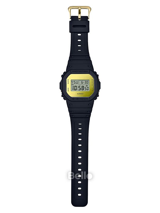 DW-5600BBMB-1 - Đồng hồ Casio G-Shock chính hãng - Mặt Gương Vàng