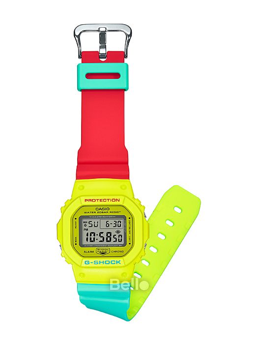 DW-5600CMA-9 - Đồng hồ Casio G-Shock chính hãng - Màu Breezy Rasta mới