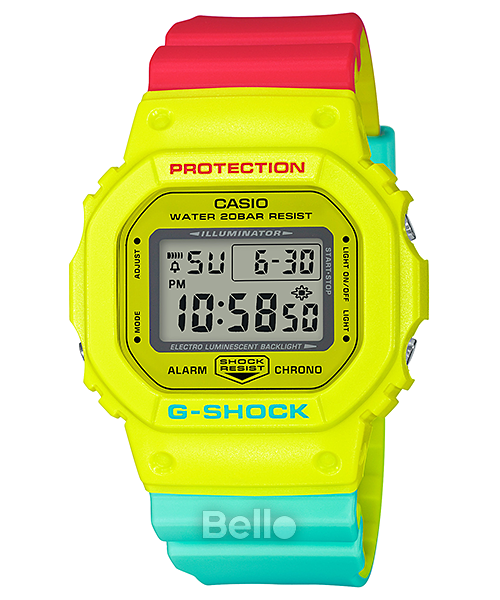 DW-5600CMA-9 - Đồng hồ Casio G-Shock chính hãng - Màu Breezy Rasta mới