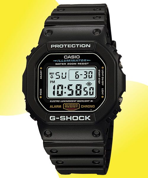  [Pin Miễn Phí Trọn Đời] DW-5600E-1VDF - Đồng hồ G-Shock Nam - Tem Vàng Chống Giả 
