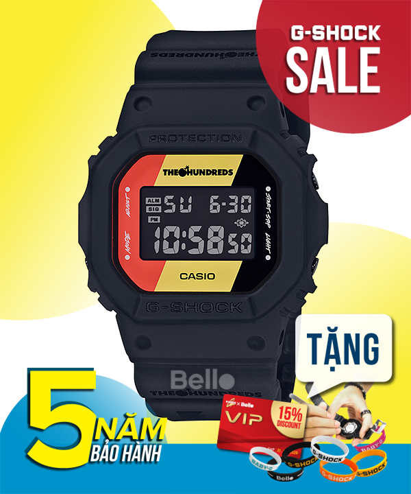 DW-5600HDR-1 - Đồng hồ Casio G-Shock chính hãng - Mẫu kỷ niệm THE HUNDREDS®