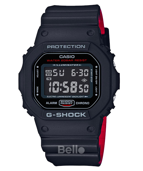 DW-5600HR-1 - Đồng hồ Casio G-Shock chính hãng G-Shock DW-5600 Heritage Red