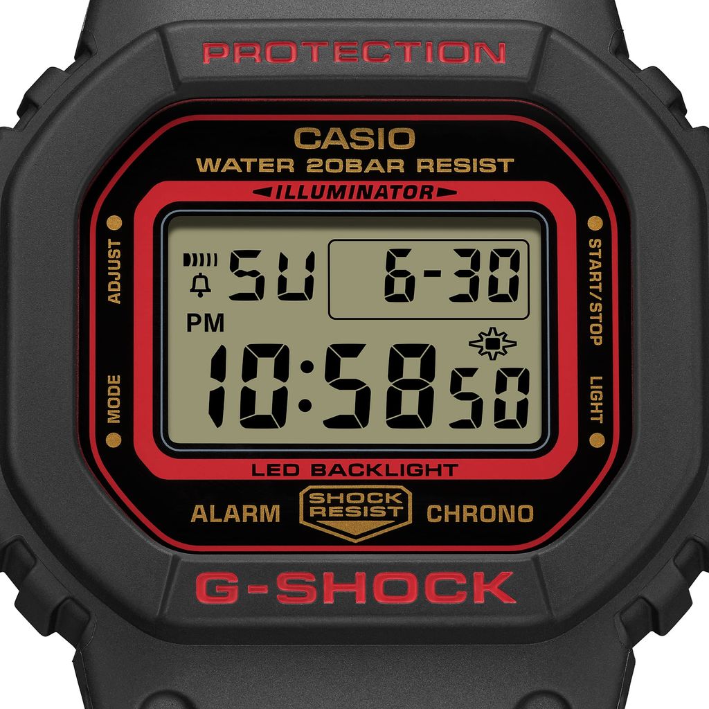  [Uy Tín Từ 2009] DW-5600KH-1 - Đồng hồ G-Shock Nam - Tem Vàng Chống Giả 