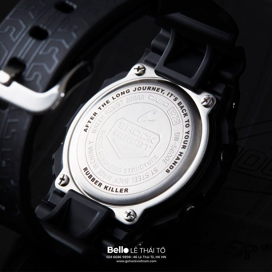 DW-5600RK-1 - Đồng hồ Casio G-Shock chính hãng - Phiên bản giới hạn G-Shock x Rubber Killer cực chất.
