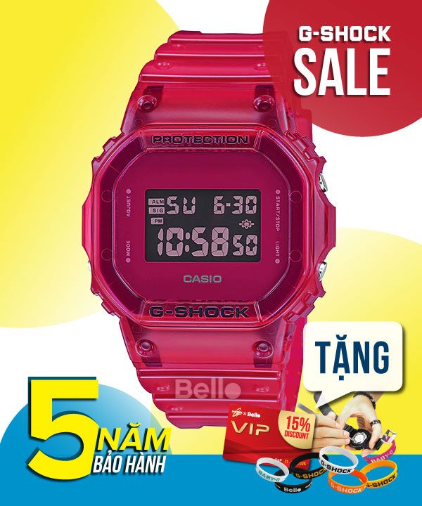 DW-5600SB-4 - Đồng hồ Casio G-Shock chính hãng - Bảo hành 5 năm, thay pin trọn đời
