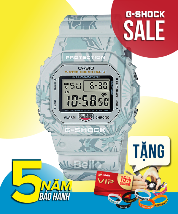 DW-5600SLG-7 - Đồng hồ Casio G-Shock chính hãng - Mẫu SHICHI-FUKU-JIN (Thất Phúc Thần)