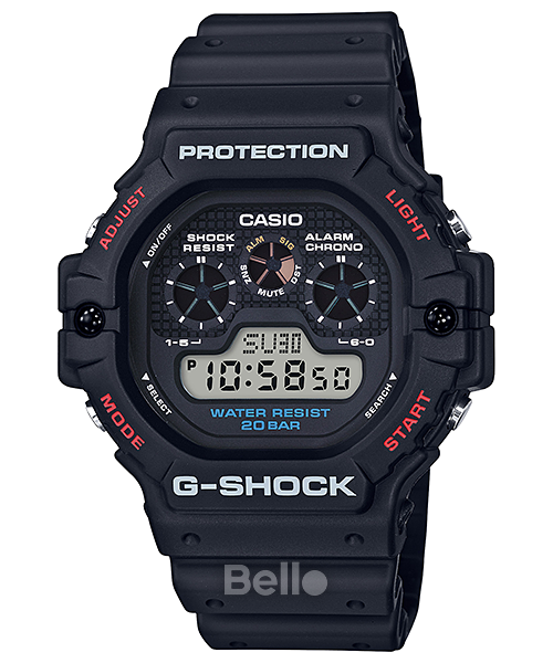 Casio G-Shock DW-5900-1 Uy tín từ 2009, Tem vàng chống giả, Bảo hành  năm, Pin miễn phí trọn đời