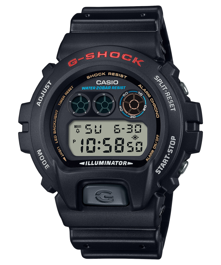  [Pin Miễn Phí Trọn Đời] DW-6900U-1DR - Đồng hồ G-Shock Nam - Tem Vàng Chống Giả 