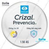  Tròng Kính Chống Ánh Sáng Xanh Essilor Crizal Prevencia 