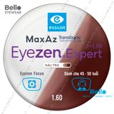  Tròng Kính Chống Mỏi Đổi Màu Essilor Eyezen Expert Gen 8 Nâu Trà cho người 45 đến 50 tuổi 