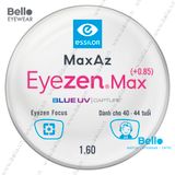  Tròng Kính Chống Mỏi Essilor Eyezen Max (+0.85) BlueUV Capture cho người 40 đến 44 tuổi 