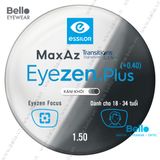  Tròng Kính Chống Mỏi Đổi Màu Essilor Eyezen Plus Gen 8 Xám Khói cho người 18 đến 34 tuổi 