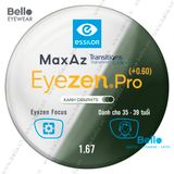  Tròng Kính Chống Mỏi Đổi Màu Essilor Eyezen Pro Gen 8 Xanh Lá cho người 35 đến 39 tuổi 