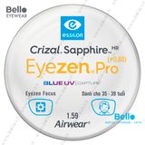  Tròng Kính Chống Mỏi Essilor Eyezen Pro (+0.6) BlueUV Capture cho người 35 đến 39 tuổi 