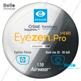  Tròng Kính Chống Mỏi Đổi Màu Essilor Eyezen Pro Gen 8 Xám Khói cho người 35 đến 39 tuổi 