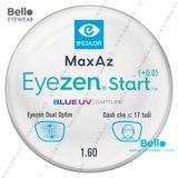  Tròng Kính Chống Mỏi Essilor Eyezen Start (+0.0) BlueUV Capture cho người dưới 17 tuổi 