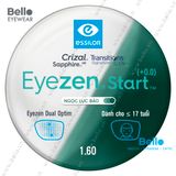  Tròng Kính Chống Mỏi Đổi Màu Essilor Eyezen Start Gen 8 Ngọc Lục Bảo cho người dưới 17 tuổi 